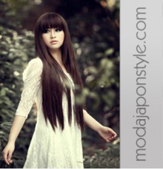 Japon Style Peruk Uzun Çıt Çıt