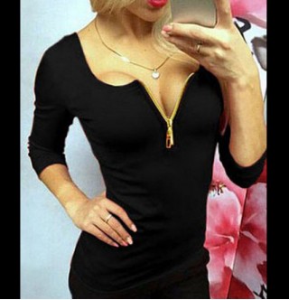 Japon Style Bluz Body Siyah