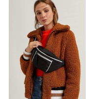 Yumuşak Siyah Bel Çantası