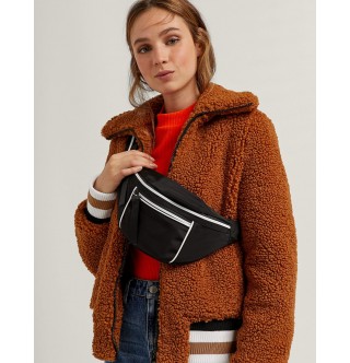 Yumuşak Siyah Bel Çantası