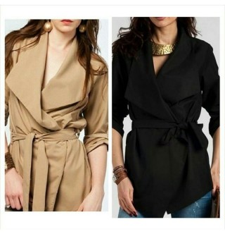 Japon Style Kimono Trençkot 