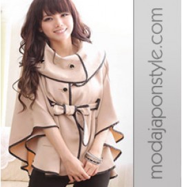 Japon Style Giyim Panço Trençkot