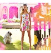 Japon Style Renkli Elbise 