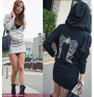 Japon Style Melek Kanat Elbise
