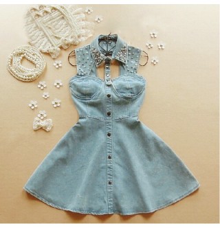 Japon Style Kot Elbise