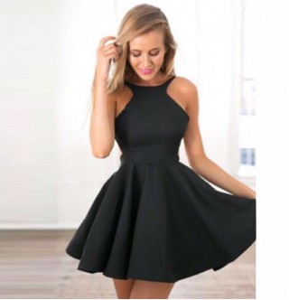 Japon Style Kloş Elbise Yaka Detaylı