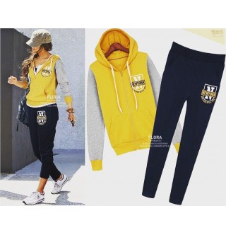 Japon Style Eşofman Takımı Sarı