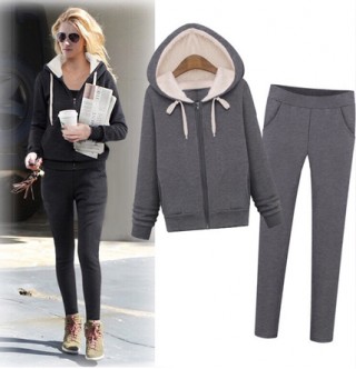 Japon Style Koyu Gri Eşofman Takımı