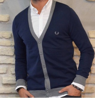 Japon Style Erkek Hırka Lacivert