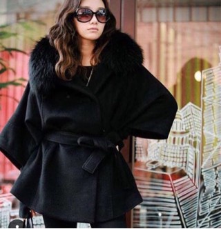 Japon Style Kürklü Kaban