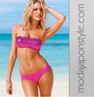 Japon Style Pembe Bikini Modelleri