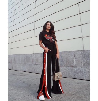 Japon Style Çıt Çıtlı Pantolon 