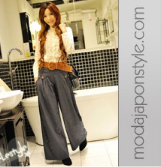 Japon Style Geniş Kot Pantolon Kovboy