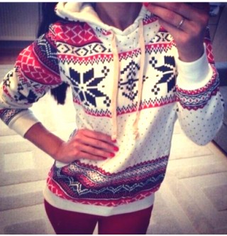 Japon Style, Bayan Kapşonlu Sweatshirt