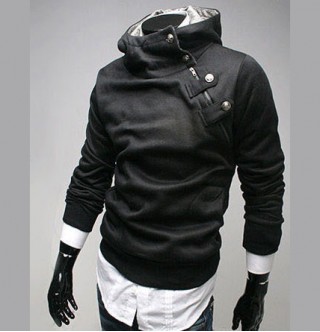 Japon Style Erkek Zımbalı Sweatshirt