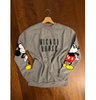 Mickey Mouse Sweatshirt Gri