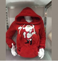 Japon Style Noel Baba Sweatshirt Ponponlu