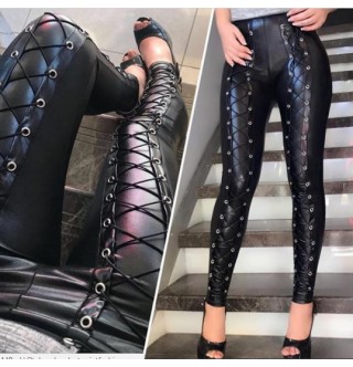 Japon Style Bağcık Detaylı Tayt