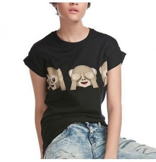 Japon Style 3 Maymun Tshirt