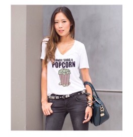 Japon Style Tişört Popcorn