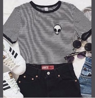 Japon Style Uzaylı Tshirt