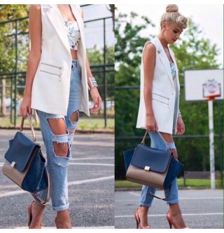 Japon Style Yelek Ceket 