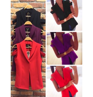 Japon Style Kırmızı, Siyah, Mor Yelek